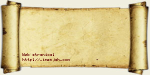 Biljana Kovlenić vizit kartica